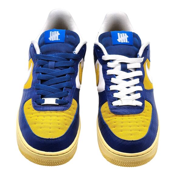 Nike Undefeated AF1 Low SP 5 On It DM8462-400 Leather Sneakers Blue 9.5 - Picture 5 of 10